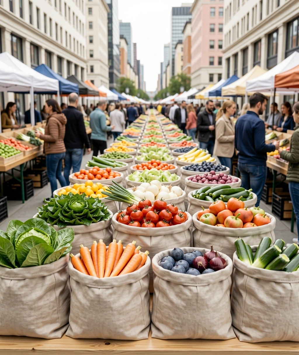 Fresh local market experience